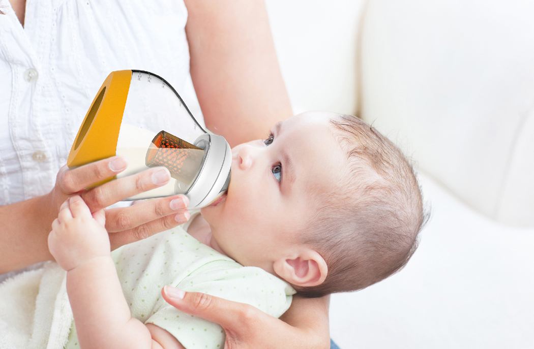 母乳分析仪之宝宝中耳炎与喂奶姿势的关系